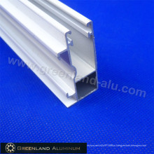 Нижняя алюминиевая шторка для слепых направляющих с порошковым покрытием белого цвета